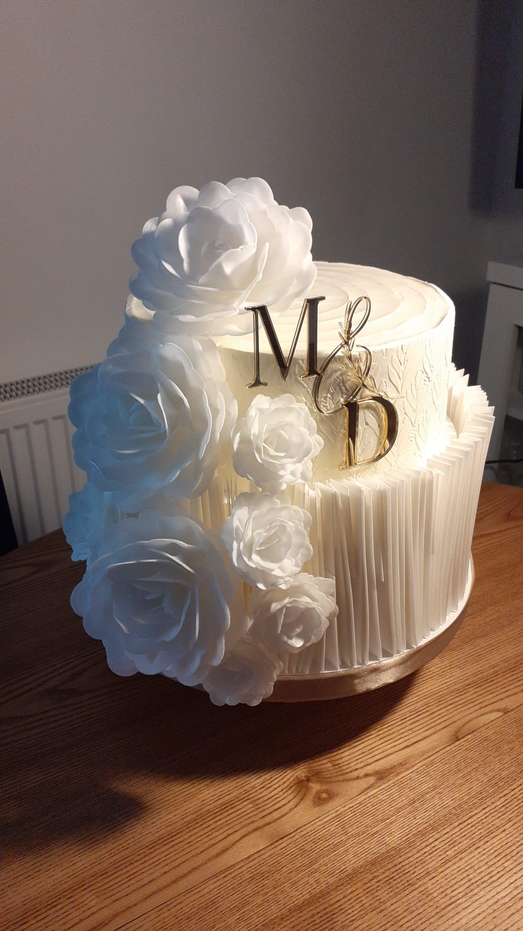 Tort weselny z inicjałami — Cieszyn