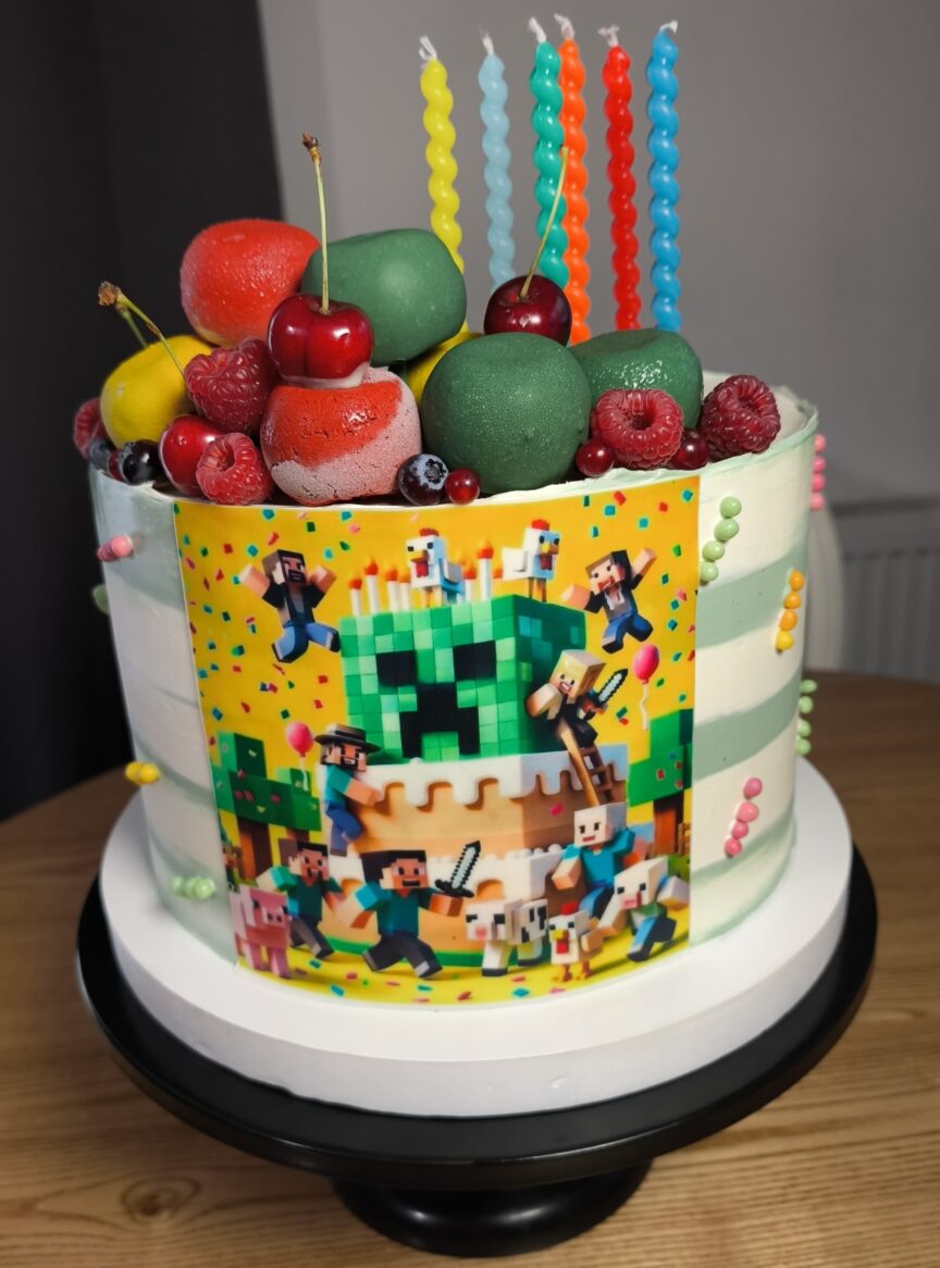 Tort Urodzinowy Minecraft Cieszyn na każda okazję