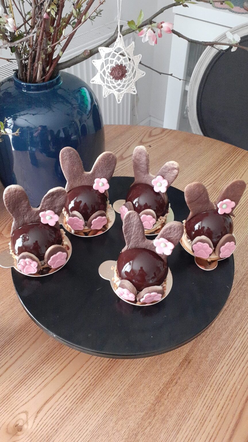 Wielkanocne zajączki mono desery